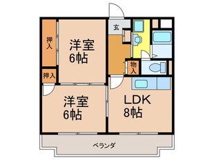 ヴァンベール豊中の物件間取画像